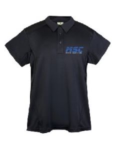 Monte Swim Club Black Leisure Polo