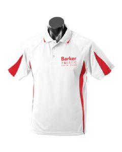 Barker Aquatic Swim Club Kids Leisure Polo White