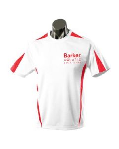 Barker Aquatic Swim Club Adult Leisure T Shirt White