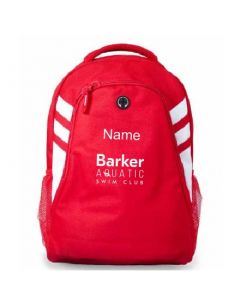 Barker Aquatic Swim Club Personalised BackPack